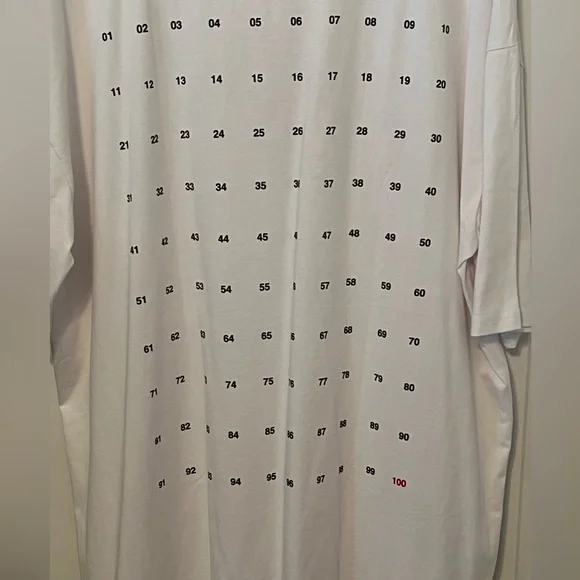 100 Thieves Numbers T-Shirt - Picture 2 of 6